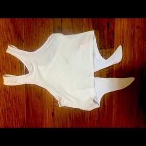 Bombshell white tie tank Medium